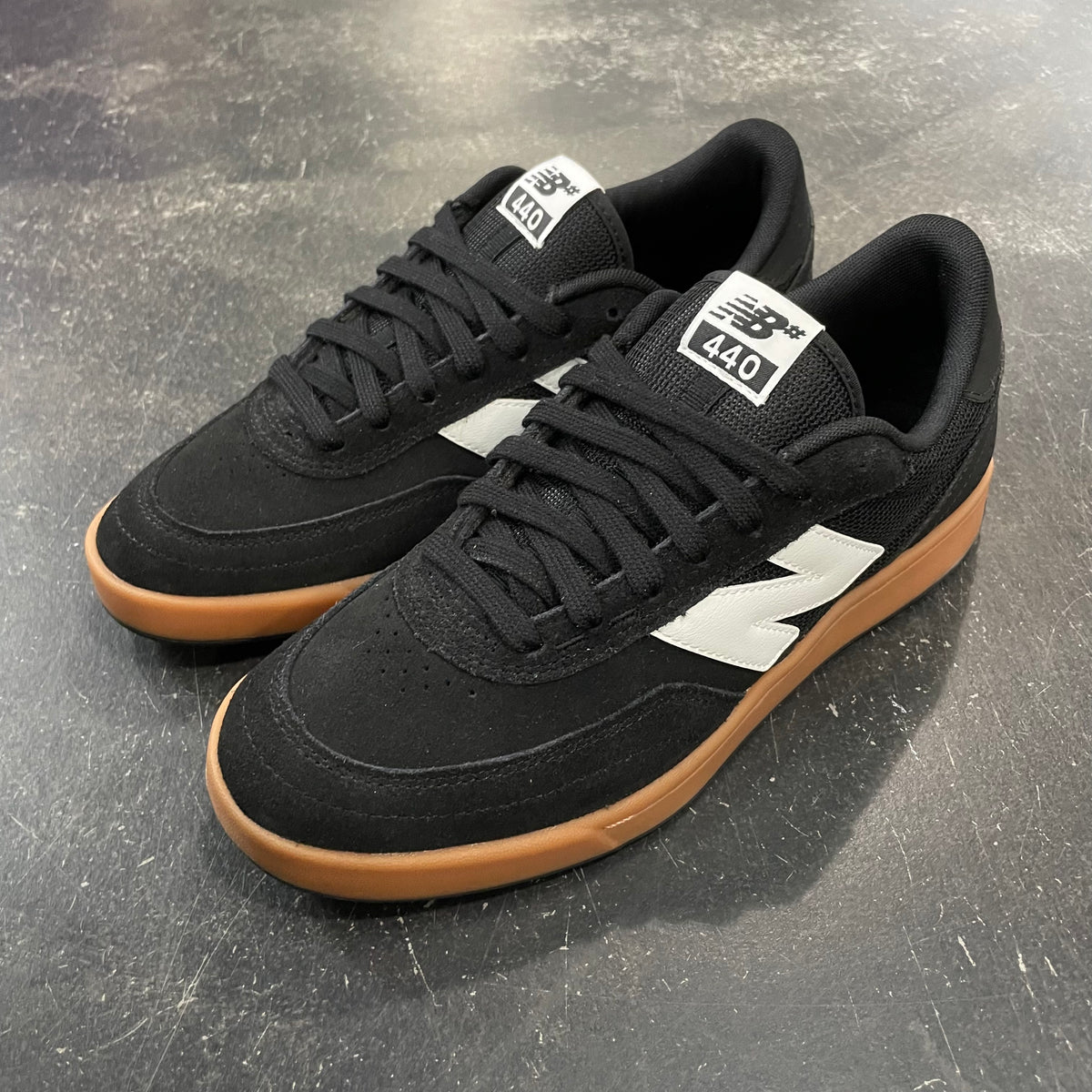 New balance 440 black gum best sale