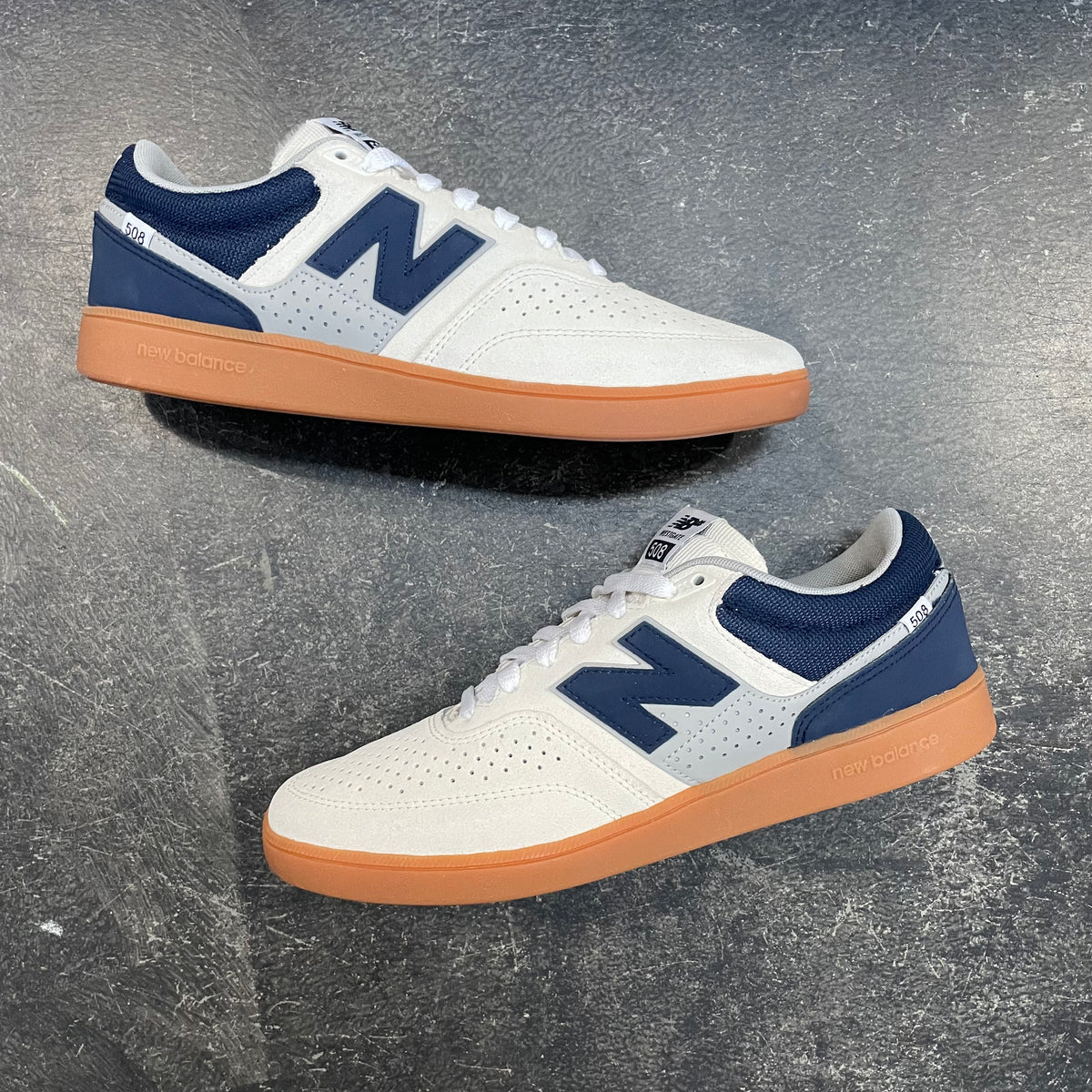 New Balance Numeric Brandon Westgate 508 White/Blue/Gum – 561 Skate