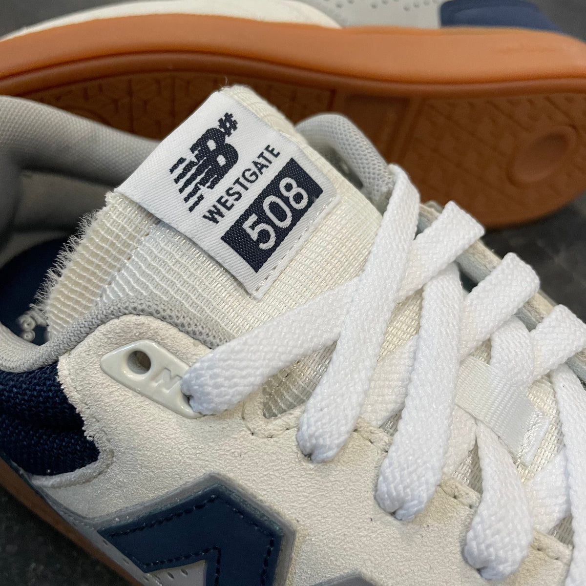 New Balance Numeric Brandon Westgate 508 White/Blue/Gum – 561 Skate