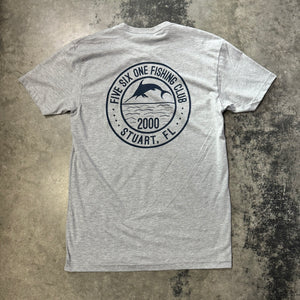 561 T-shirt Fishing Club Heather Grey/Navy