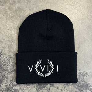 561 Beanie Numeral Black/White