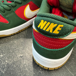 Nike SB Dunk Low Pro PRM Fir/White SuperSonics