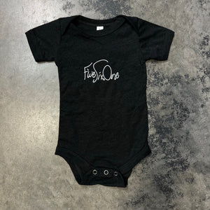 561 Five Six Onesie Charcoal Black