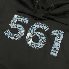 561 Sweatshirt Hoodie Mandible Claw Black