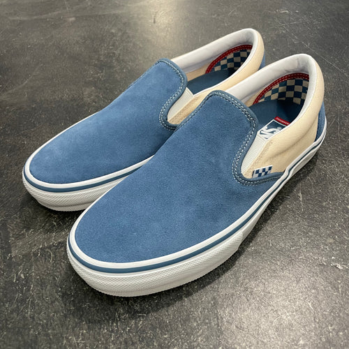 Vans Skate Slip On Cream/Light Navy