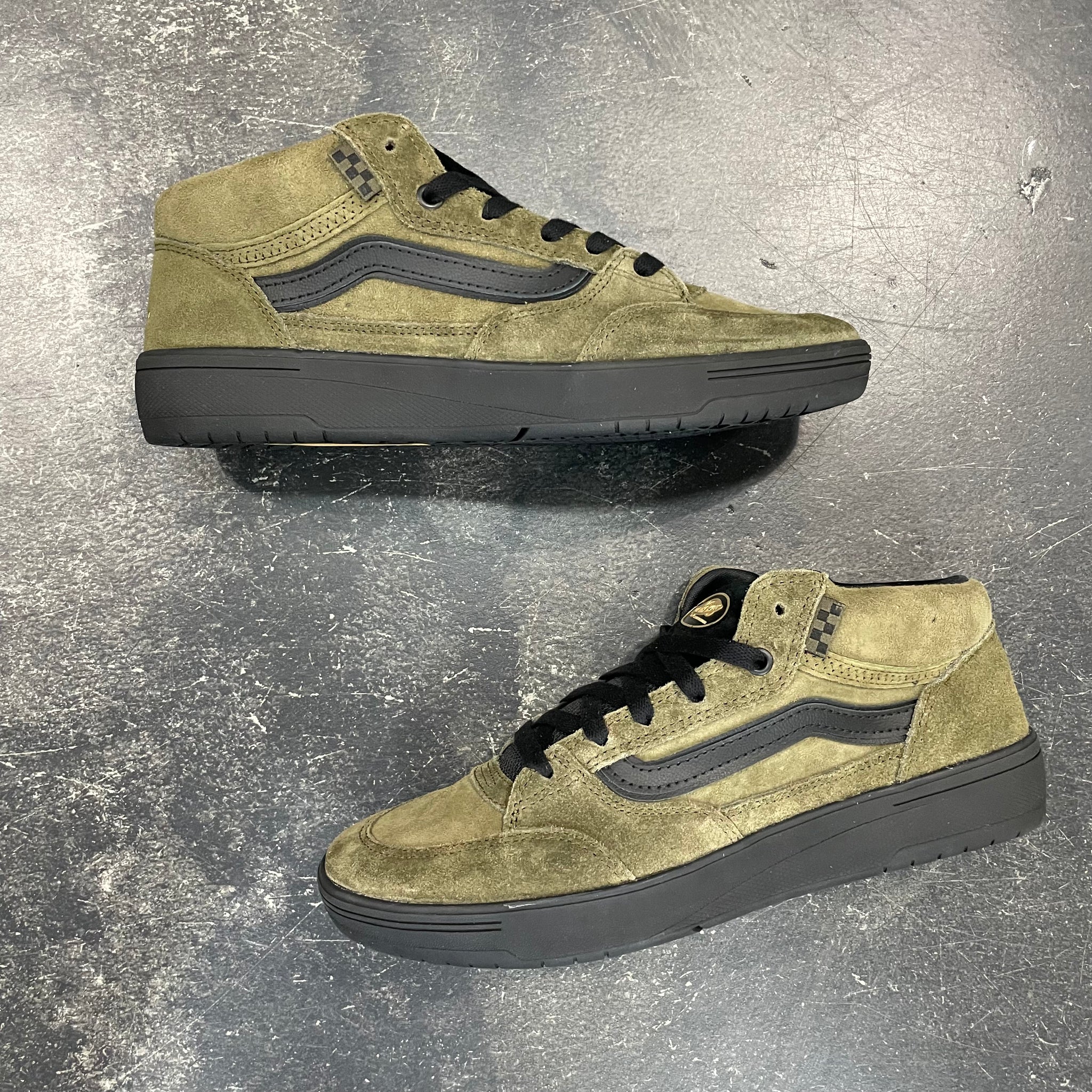 Vans Skate Zahba Mid Beatrice Domond Dark Olive – 561 Skate