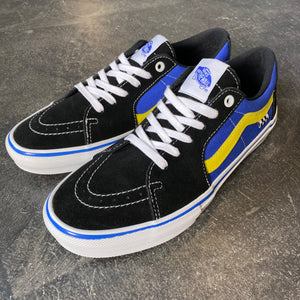 Vans Skate Sk8 Low Black Dazzling Blue SALE 561 Skate