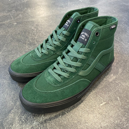 Vans Skate Crockett High Dark Green/Black SALE